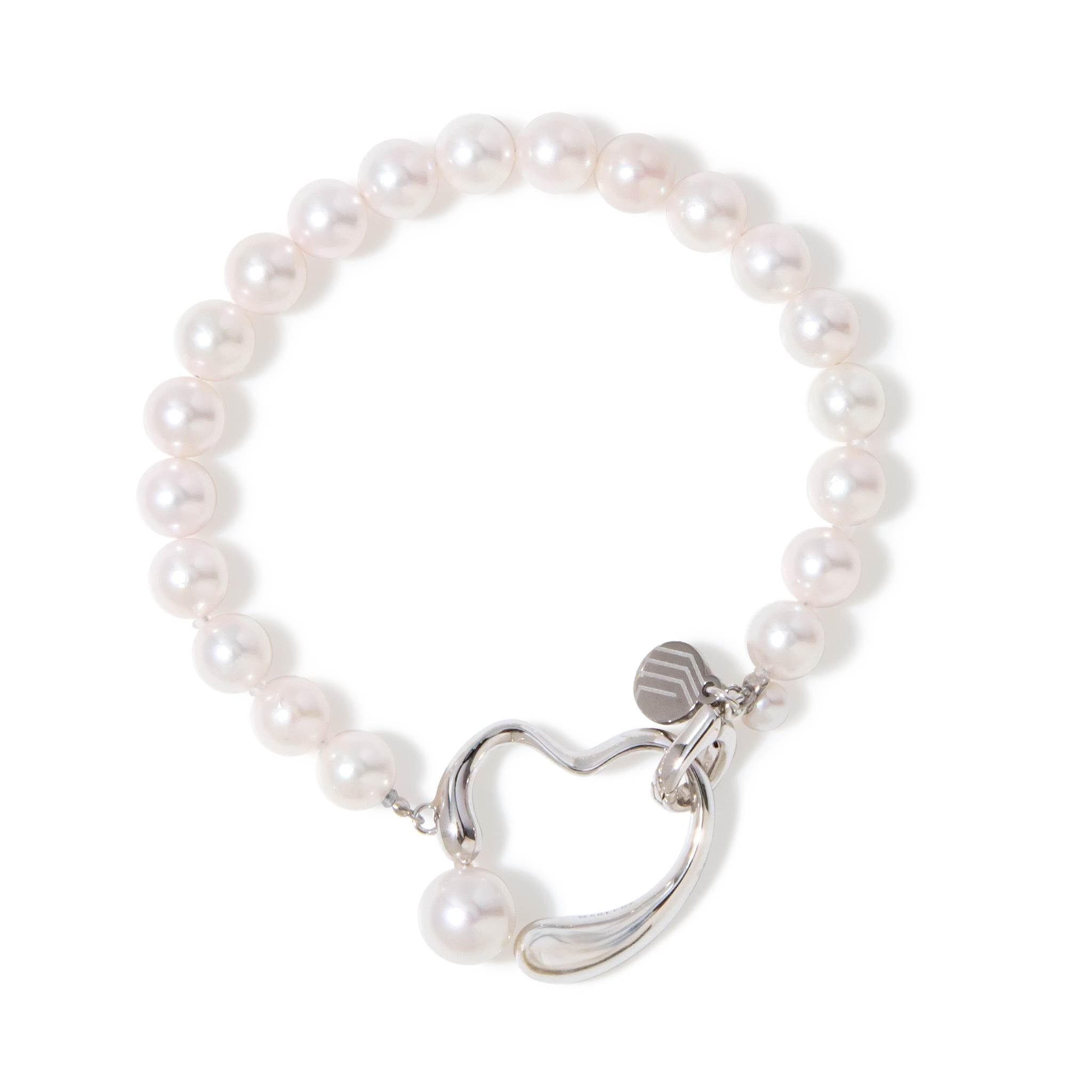 MARLENA メロディネックレス　あこや真珠 Melodie】メロディネックレス あこや真珠 6.0-8.5mm/Silver