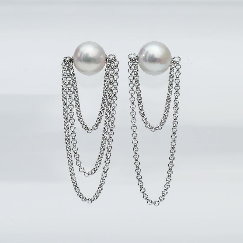 【Lian】リアンピアス/イヤリング 淡水真珠11mm Silver/Pt (marlena-fwp-lian)