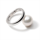 【MUM]】MUM ear cuff, freshwater pearl 9.0-9.5mm Silver (marlena-53-6774)