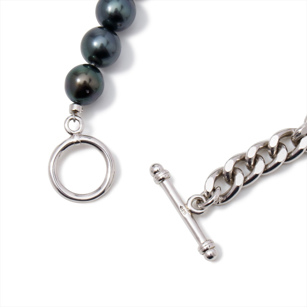 Martine】マルティーヌネックレス 南洋黒蝶真珠8.0-10.0mm