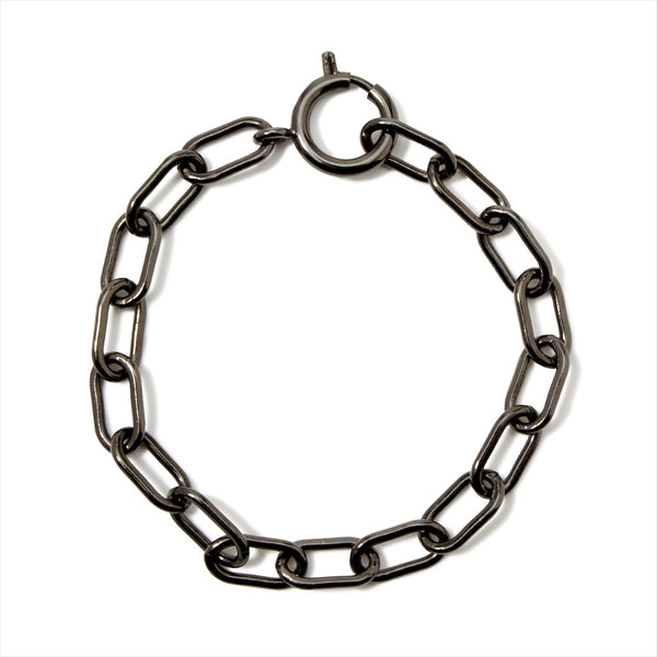 【NOIR/Mila】 Noir Mila Series Bracelet Chain Silver (Black Rhodium)(marlena-71-1108)