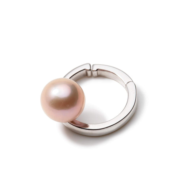 【MUM]】MUM ear cuff, freshwater pearl 9.0-9.5mm Silver (marlena-53-6775)