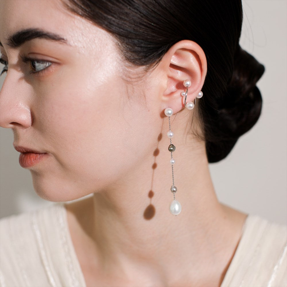 ホワイトゴールド、ダイヤモンド ピアス 20089285 - Damiani