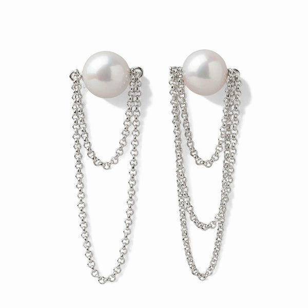 【Lian】リアンピアス/イヤリング 淡水真珠11mm Silver/Pt (marlena-fwp-lian)