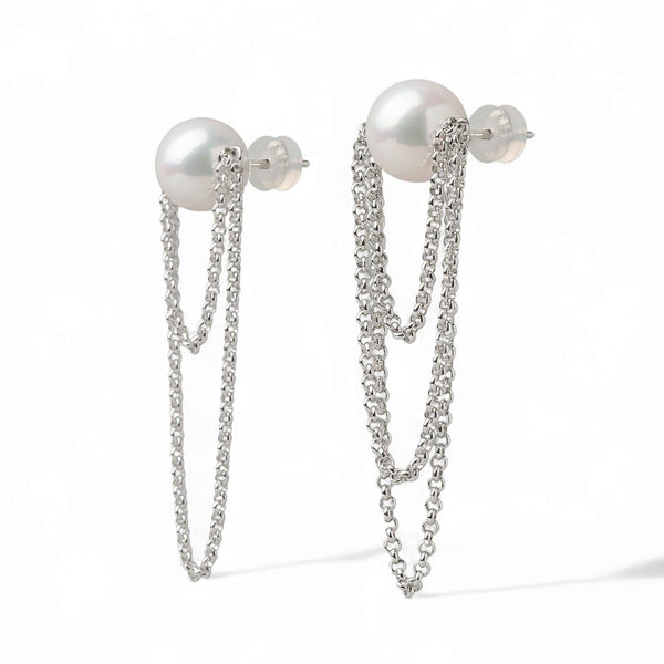 【Lian】リアンピアス/イヤリング 淡水真珠11mm Silver/Pt (marlena-fwp-lian)