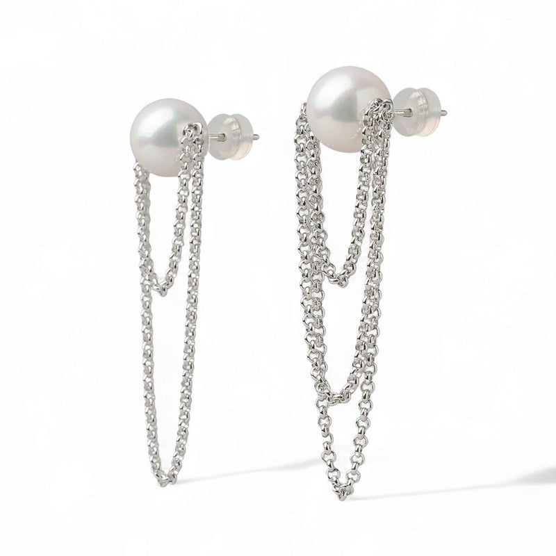 【Lian】リアンピアス/イヤリング 淡水真珠11mm Silver/Pt (marlena-fwp-lian)