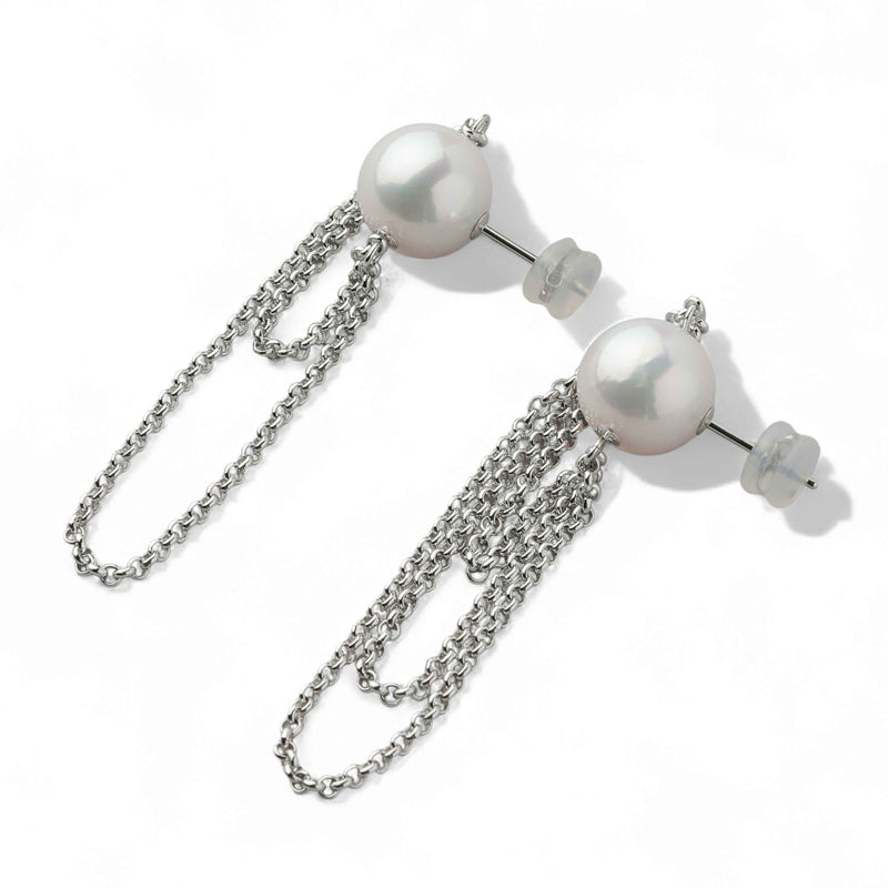 【Lian】リアンピアス/イヤリング 淡水真珠11mm Silver/Pt (marlena-fwp-lian)