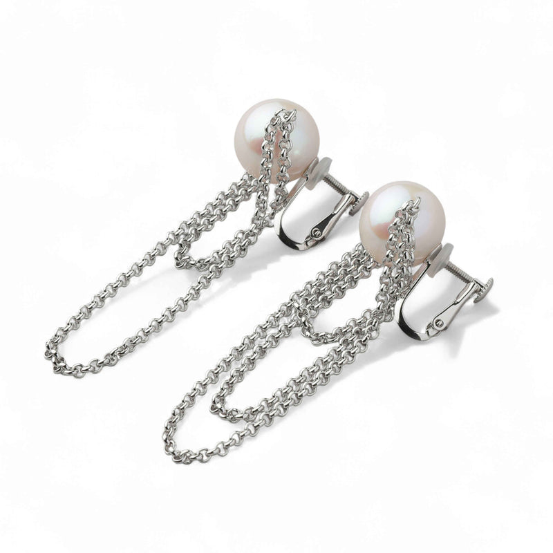 【Lian】リアンピアス/イヤリング 淡水真珠11mm Silver/Pt (marlena-fwp-lian)