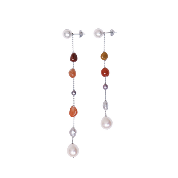 【Michele】 Michele Station Earrings K14WG/Silver(marlena-53-7303)