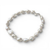 【Marie】マリーマンテルバロックパールネックレス 淡水真珠11mmUP Silver  (marlena-11-1114)