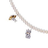 【ENGI】エンギチャームネックレス　淡水真珠 4.0-4.5mm/2.0-2.5mm　Silver (※受注発注)(marlena-50-2295)