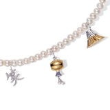 【ENGI】エンギチャームネックレス　淡水真珠 4.0-4.5mm/2.0-2.5mm　Silver (※受注発注)(marlena-50-2295)