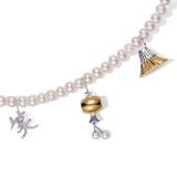 【ENGI】エンギチャームネックレス　淡水真珠 4.0-4.5mm/3.0-3.5mm　Silver (※受注発注)(marlena-50-2295)