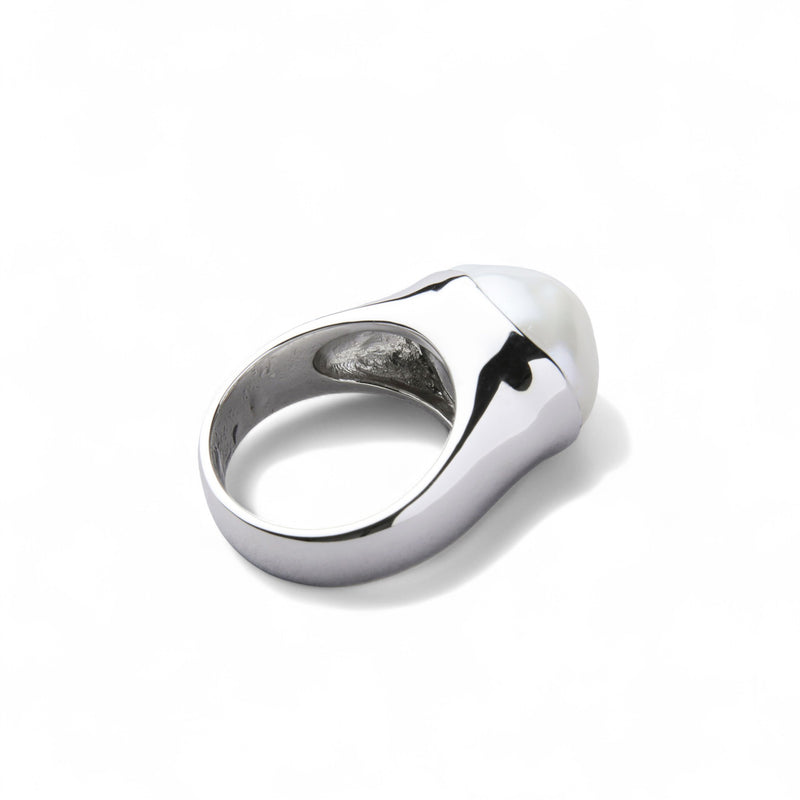 【Arrondi】アロンディリング 淡水真珠12mmUP Silver(marlena-51-3685)