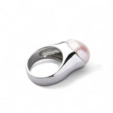 【Arrondi】アロンディリング 淡水真珠12mmUP Silver(marlena-51-3686)