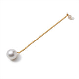 【Manon】Manon Earrings / Down Pearl Single (one ear), South Sea White Pearl 11mm UP K10/Silver (Gold Plated) 8cm (marlena-53-6595)