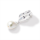 【Shell Motif】Shell Motif 耳環 外側 單邊（單耳） 淡水珍珠 12mmUP Silver/K18WG (marlena-53-6994)